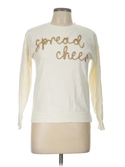 Pre-owned Assorted Brands Long Sleeve T-shirt In Ivory