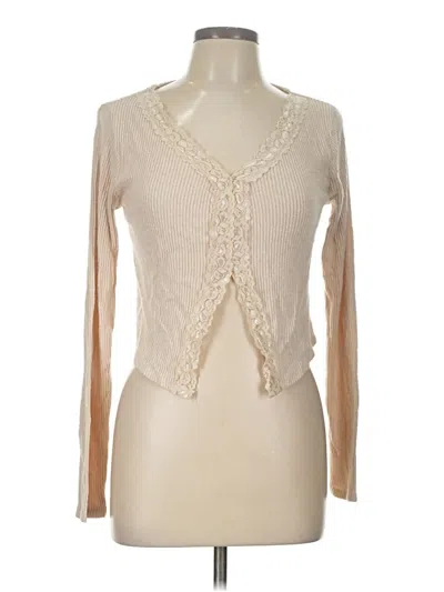 Pre-owned Assorted Brands Long Sleeve T-shirt In Ivory