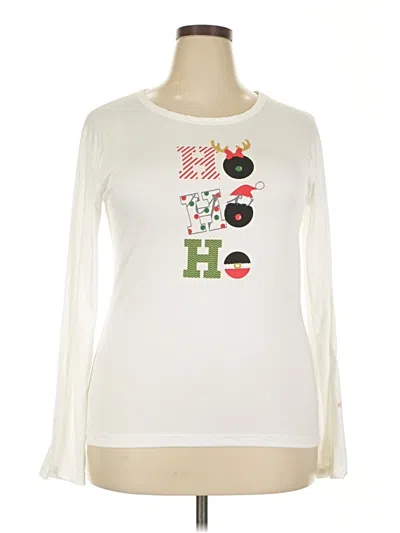 Pre-owned Assorted Brands Long Sleeve T-shirt In Ivory