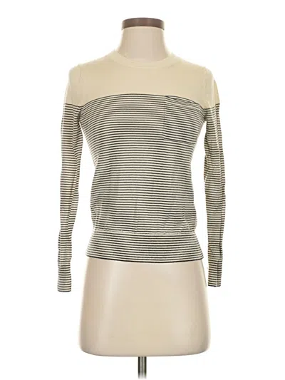 Pre-owned Assorted Brands Long Sleeve T-shirt In Ivory