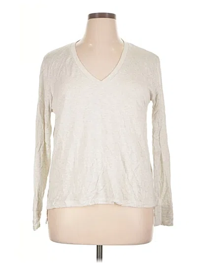 Pre-owned Assorted Brands Long Sleeve T-shirt In Ivory