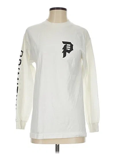 Pre-owned Assorted Brands Long Sleeve T-shirt In Ivory