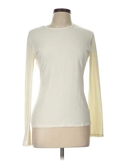 Pre-owned Assorted Brands Long Sleeve T-shirt In Ivory