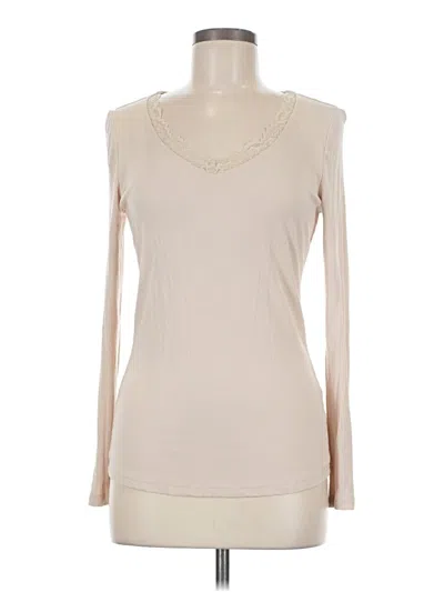 Pre-owned Assorted Brands Long Sleeve T-shirt In Ivory