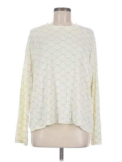 Pre-owned Assorted Brands Long Sleeve T-shirt In Ivory