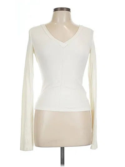 Pre-owned Assorted Brands Long Sleeve T-shirt In Ivory