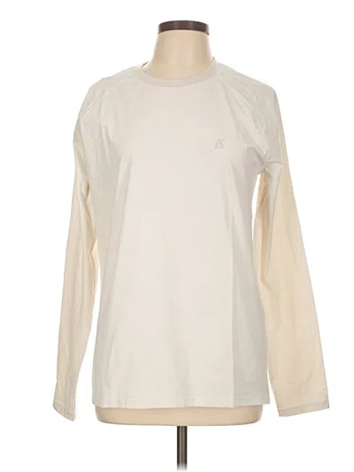Pre-owned Assorted Brands Long Sleeve T-shirt In Ivory