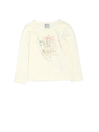 Pre-owned Assorted Brands Kids' Long Sleeve T-shirt In Ivory