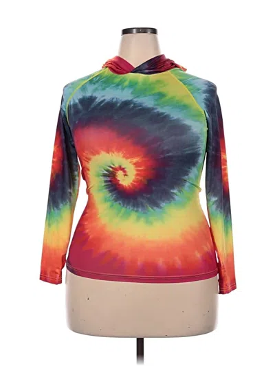 Pre-owned Assorted Brands Long Sleeve T-shirt In Orange