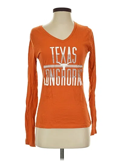 Pre-owned Assorted Brands Long Sleeve T-shirt In Orange