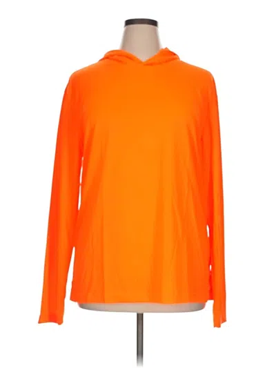 Pre-owned Assorted Brands Long Sleeve T-shirt In Orange