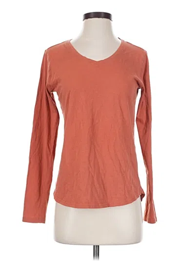 Pre-owned Assorted Brands Long Sleeve T-shirt In Orange