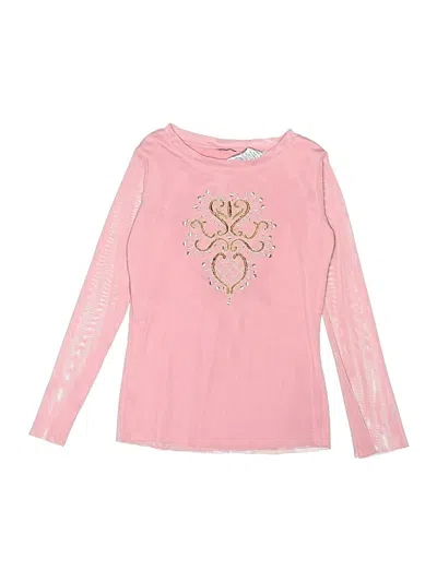 Pre-owned Assorted Brands Kids' Long Sleeve T-shirt In Pink