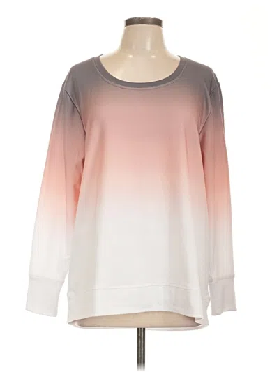 Pre-owned Assorted Brands Long Sleeve T-shirt In Pink