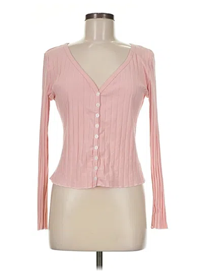 Pre-owned Assorted Brands Long Sleeve T-shirt In Pink
