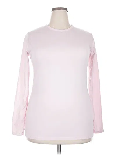 Pre-owned Assorted Brands Long Sleeve T-shirt In Pink
