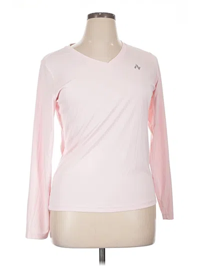 Pre-owned Assorted Brands Long Sleeve T-shirt In Pink