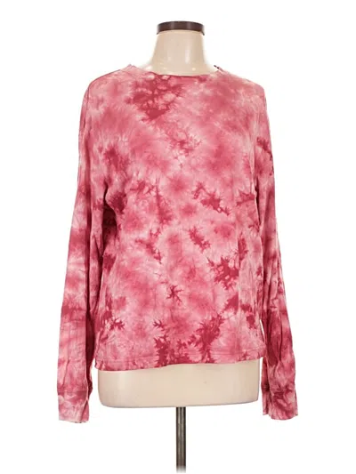 Pre-owned Assorted Brands Long Sleeve T-shirt In Pink