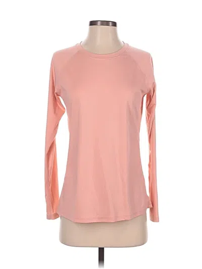 Pre-owned Assorted Brands Long Sleeve T-shirt In Pink