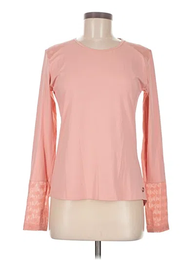 Pre-owned Assorted Brands Long Sleeve T-shirt In Pink