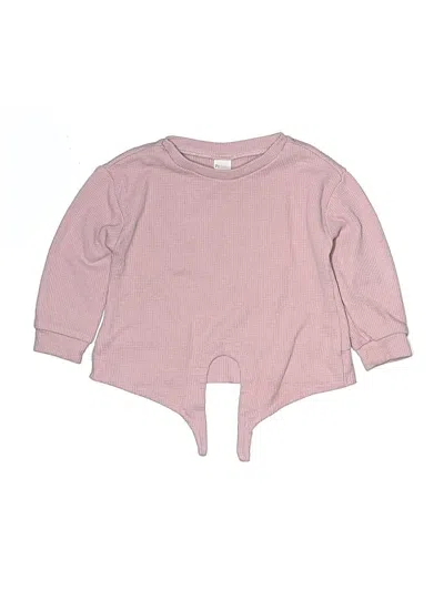 Pre-owned Assorted Brands Kids' Long Sleeve T-shirt In Pink
