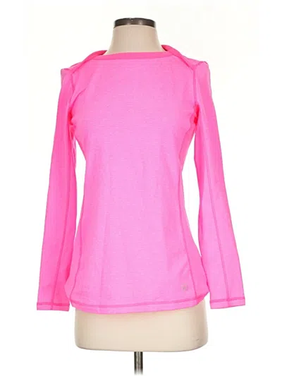Pre-owned Assorted Brands Long Sleeve T-shirt In Pink