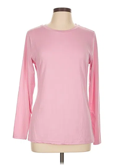 Pre-owned Assorted Brands Long Sleeve T-shirt In Pink
