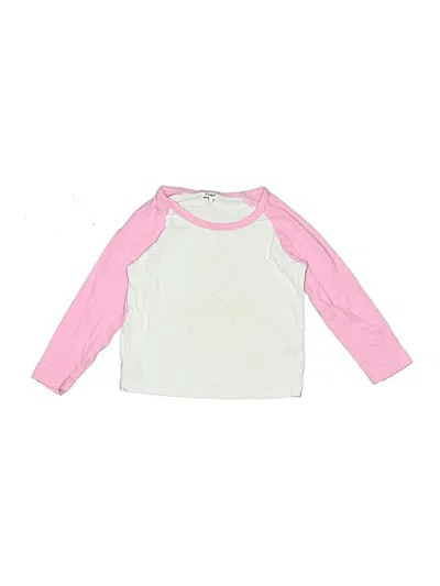Pre-owned Assorted Brands Kids' Long Sleeve T-shirt In Pink