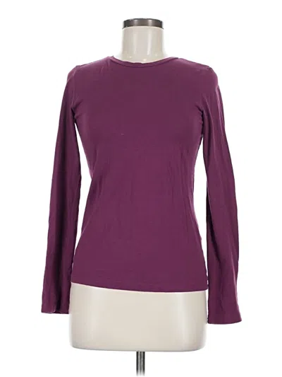 Pre-owned Assorted Brands Long Sleeve T-shirt In Purple