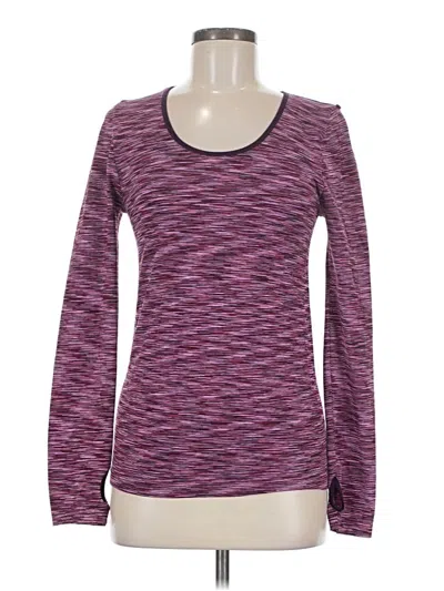 Pre-owned Assorted Brands Long Sleeve T-shirt In Purple