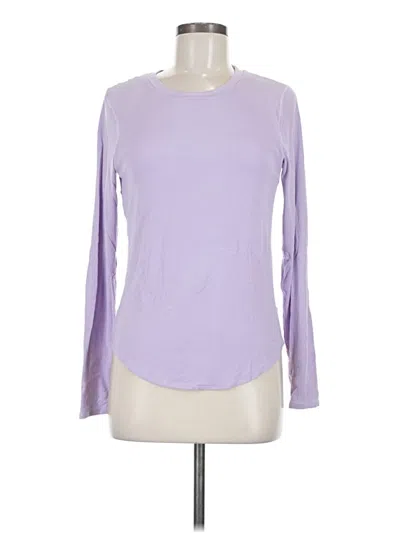Pre-owned Assorted Brands Long Sleeve T-shirt In Purple