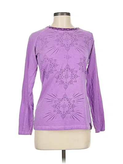 Pre-owned Assorted Brands Long Sleeve T-shirt In Purple