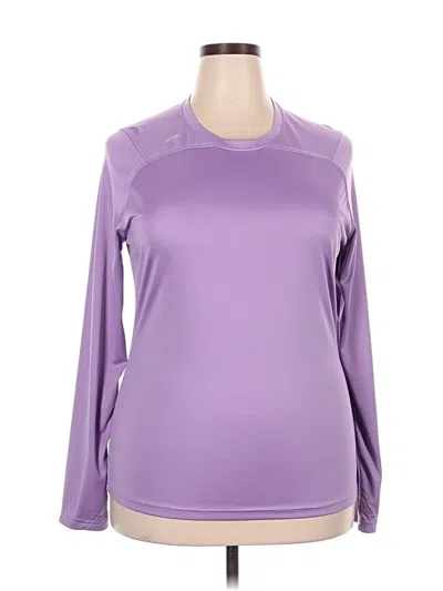 Pre-owned Assorted Brands Long Sleeve T-shirt In Purple