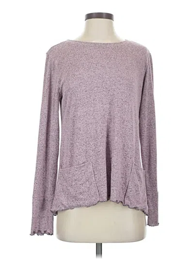 Pre-owned Assorted Brands Long Sleeve T-shirt In Purple