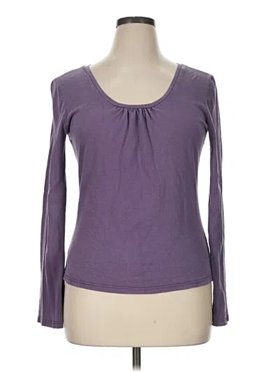 Pre-owned Assorted Brands Long Sleeve T-shirt In Purple