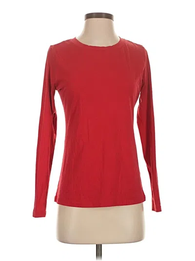 Pre-owned Assorted Brands Long Sleeve T-shirt In Red
