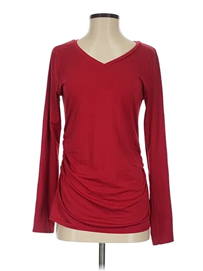 Pre-owned Assorted Brands Long Sleeve T-shirt In Red