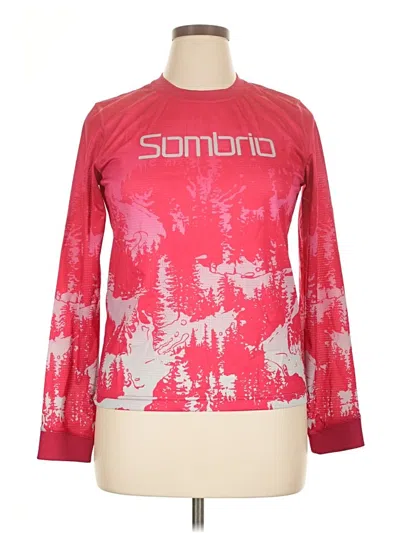 Pre-owned Assorted Brands Long Sleeve T-shirt In Red
