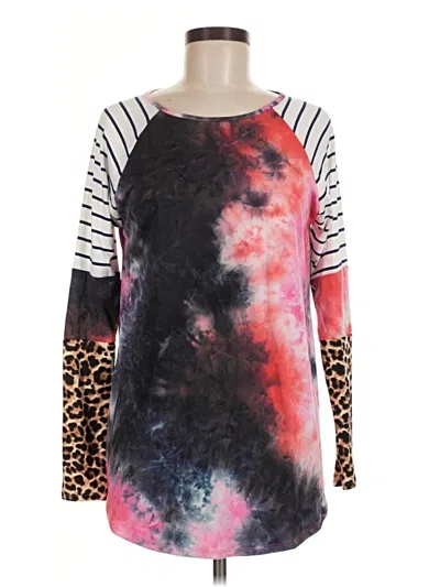 Pre-owned Assorted Brands Long Sleeve T-shirt In Red