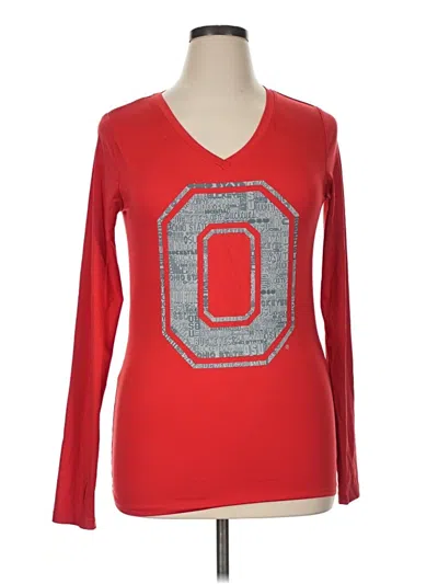 Pre-owned Assorted Brands Long Sleeve T-shirt In Red