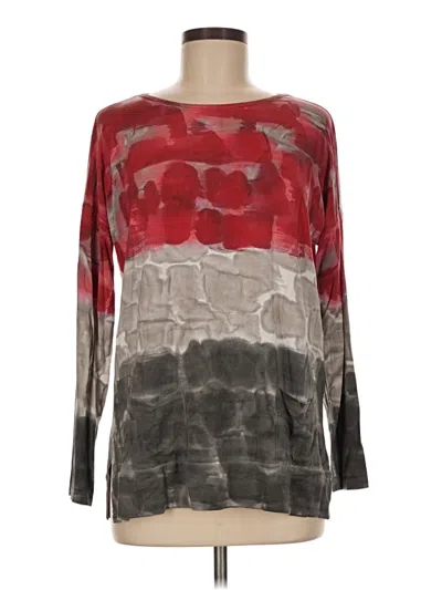 Pre-owned Assorted Brands Long Sleeve T-shirt In Red