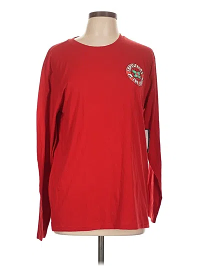 Assorted Brands Long Sleeve T-shirt In Red
