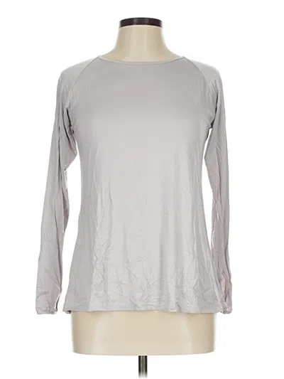 Pre-owned Assorted Brands Long Sleeve T-shirt In Silver