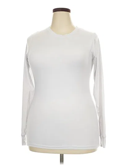 Pre-owned Assorted Brands Long Sleeve T-shirt In Silver