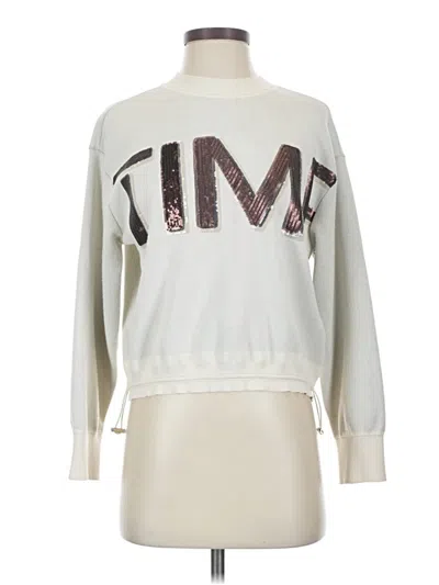 Pre-owned Assorted Brands Long Sleeve T-shirt In Silver