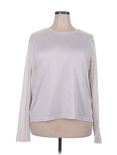 Pre-owned Assorted Brands Long Sleeve T-shirt In Silver