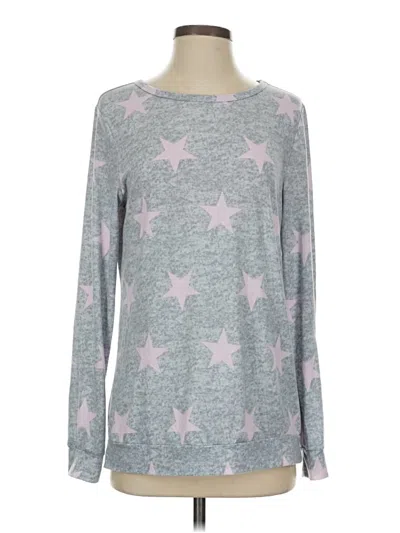 Pre-owned Assorted Brands Long Sleeve T-shirt In Silver