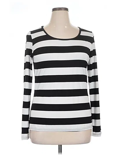 Pre-owned Assorted Brands Long Sleeve T-shirt In Silver