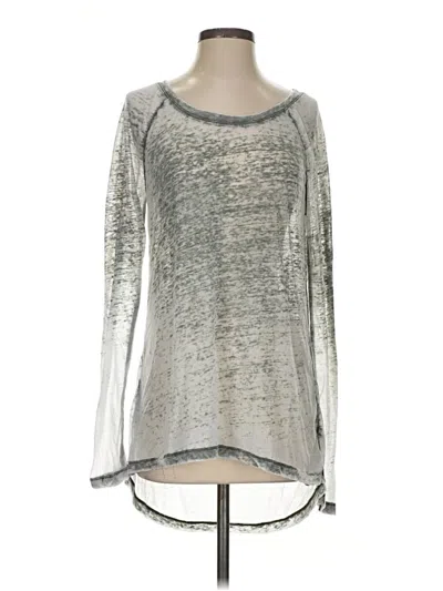 Pre-owned Assorted Brands Long Sleeve T-shirt In Silver