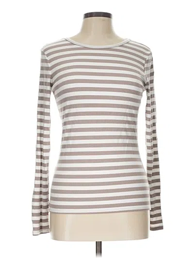 Pre-owned Assorted Brands Long Sleeve T-shirt In Silver